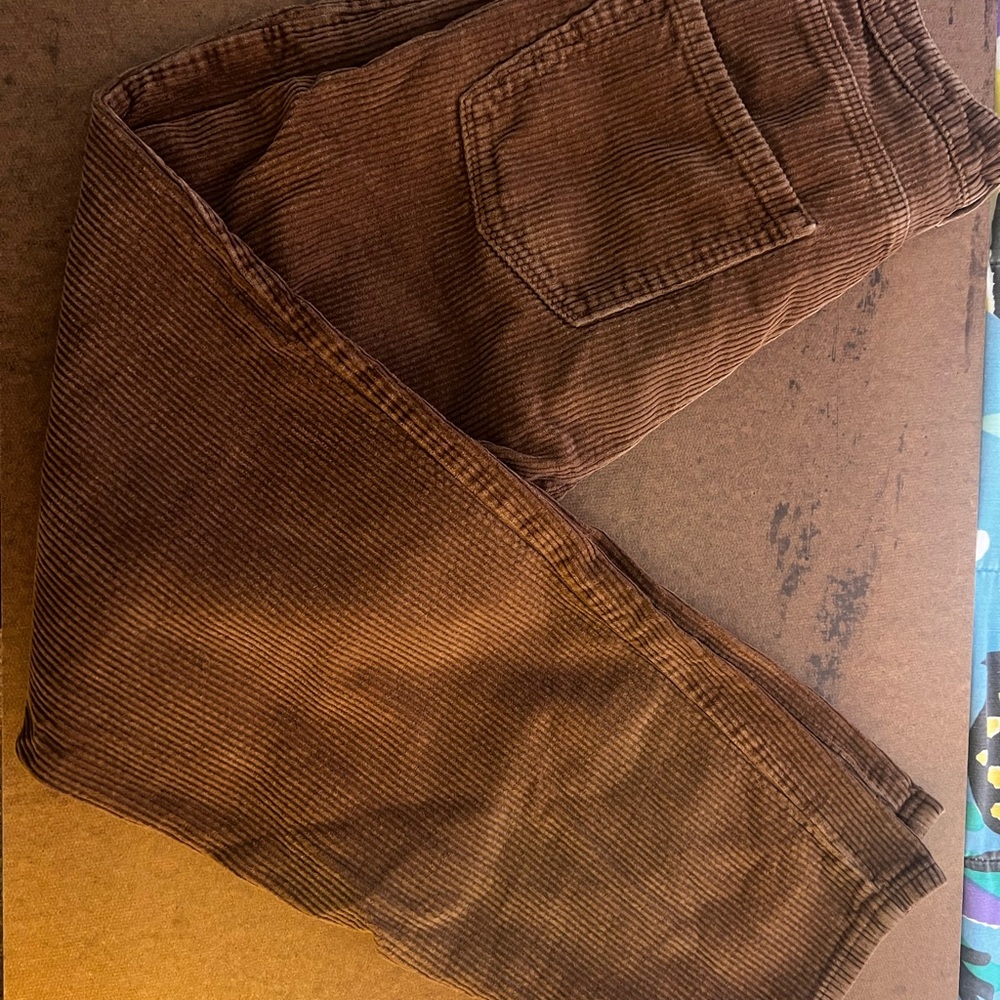 Empyre Brown Corduroy Pants Casual Style